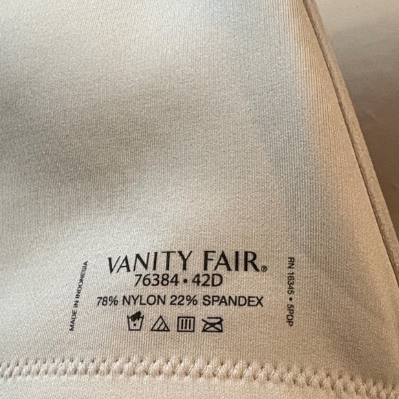 Vanity Fair Light Beige Bra - Picture 8 of 8